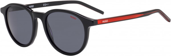 HUGO Hugo 1028/S Sunglasses, 0OIT Black Redgd
