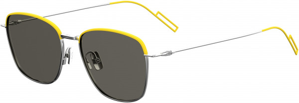Dior Homme Diorcomposit 1.1 Sunglasses, 0283 Silver Yellow