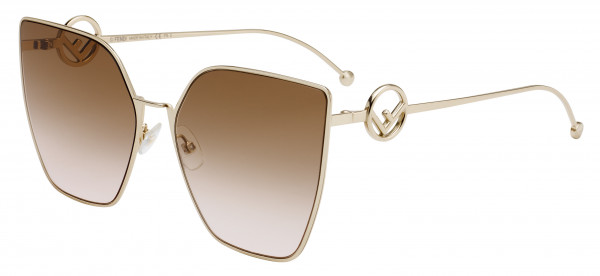 Fendi Fendi 0323/S Sunglasses, 0S45 Pink Gold