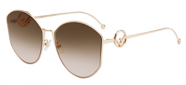 Fendi Fendi 0335/F/S Sunglasses, 0DDB Gold Copper