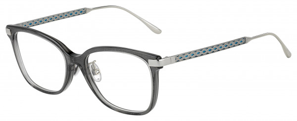 Jimmy Choo Safilo Jimmy Choo 236/F Eyeglasses, 0Y6U Gray Glitter
