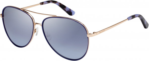 Juicy Couture Juicy 599/S Sunglasses, 0LKS Gold Blue