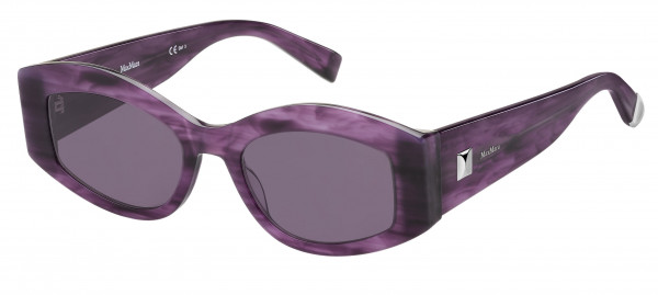 Max Mara Max Mara Iris Sunglasses, 0U9I Brown Violet Horn