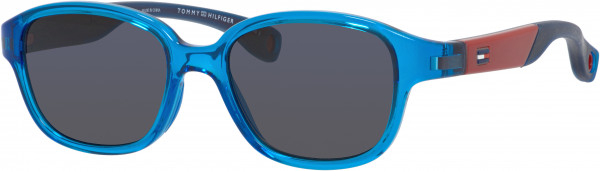 Tommy Hilfiger T. Hilfiger 1499/S Sunglasses, 0MVU Azure