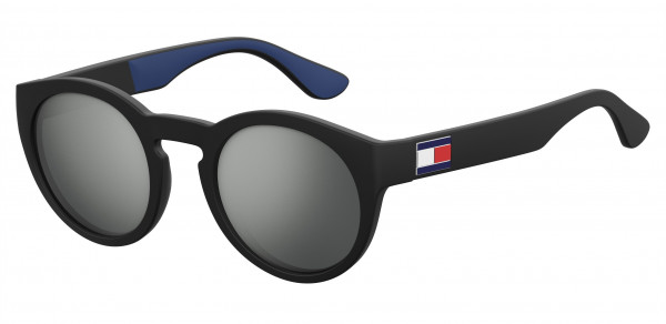 Tommy Hilfiger T. Hilfiger 1555/S Sunglasses, 0D51 Black Blue