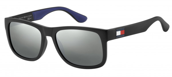 Tommy Hilfiger T. Hilfiger 1556/S Sunglasses, 0D51 Black Blue
