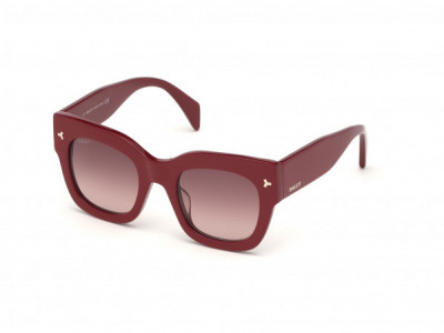 Bally BY0006-H Sunglasses, 66F - Shiny Bordeaux/gradient Brown Lenses