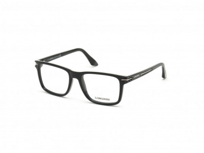 Longines LG5008-H Eyeglasses, 001 - Shiny Black, Shiny Palladium