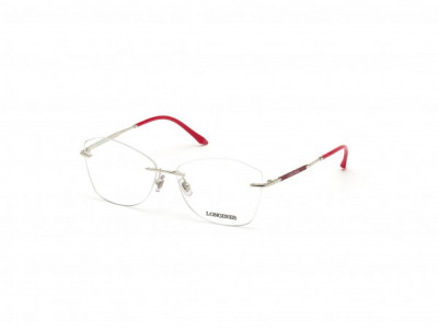 Longines LG5010-H Eyeglasses, 16A - Shiny Palladium, Shiny Palladium & Shiny Burgundy