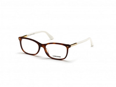 Longines LG5012-H Eyeglasses, 052 - Shiny Classic Havana, Shiny Endura Gold & Shiny White