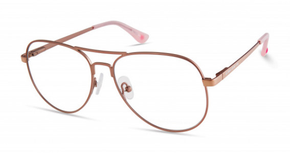 Pink PK5010 Eyeglasses, 073 - Light Pink W/rose Gold Temple,  Heart Temple W/ Pink Tips