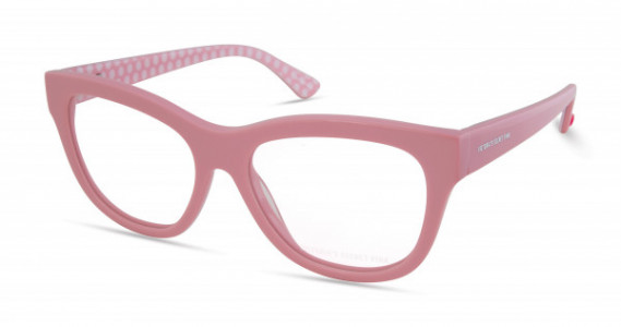 Pink PK5020 Eyeglasses, 072 - Light Pink W/ Polka Dots Pattern Temple Inside W/ Heart