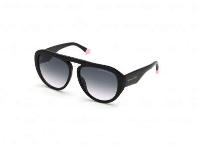 Victoria's Secret VS0021 Sunglasses, 01B - Black Acetate, Grey Gradient Lens
