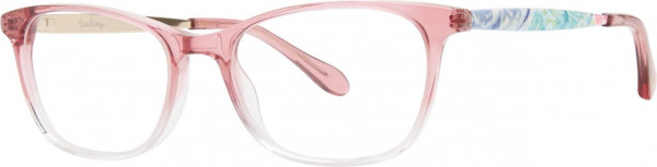 Lilly Pulitzer Sheridan Eyeglasses, Pink Fade