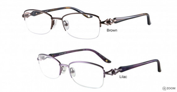 Bulova Avignon Eyeglasses, Brown