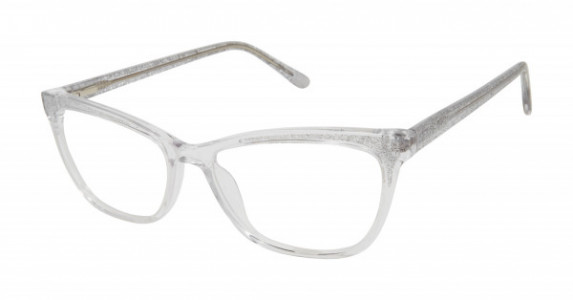Lulu Guinness L928 Eyeglasses, Crystal With Silver Glitter (CRY)