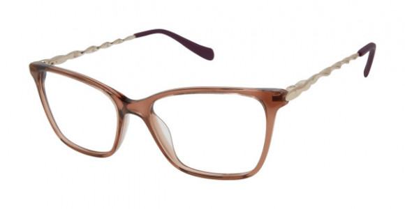 Tura by Lara Spencer LS130 Eyeglasses, Brown (BRN)