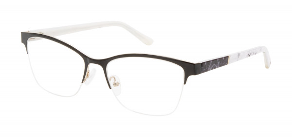 L.A.M.B. LA077 Eyeglasses, Black / Gold (BLK)