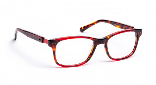 J.F. Rey PARK Eyeglasses, BURGUNDY/DEMI 12/16 BOY (3595)