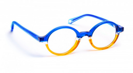 J.F. Rey CRAZY Eyeglasses, BLUE/CRYSTAL/ORANGE 4/6 MIX (2560)