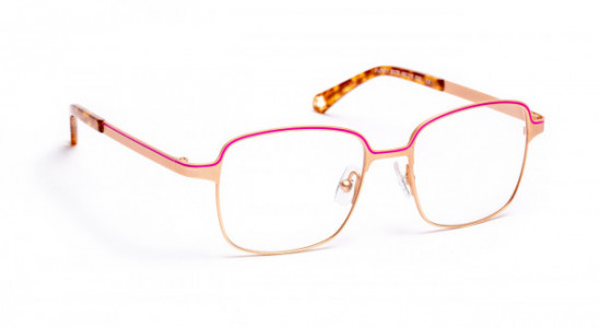 J.F. Rey FUNKY Eyeglasses, PINK GOLD/NEON PURPLE 8/12 GIRL (5075)
