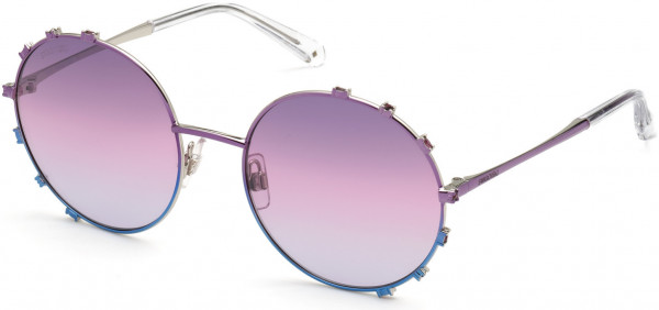 Swarovski SK0289 Sunglasses, 83Z - Violet/other / Gradient Or Mirror Violet