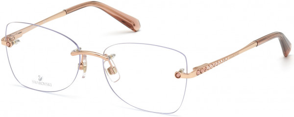 Swarovski SK5374 Eyeglasses, 033 - Pink Gold