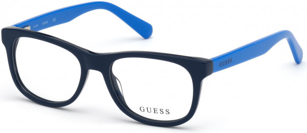 Guess GU9195 Eyeglasses, 090 - Shiny Blue