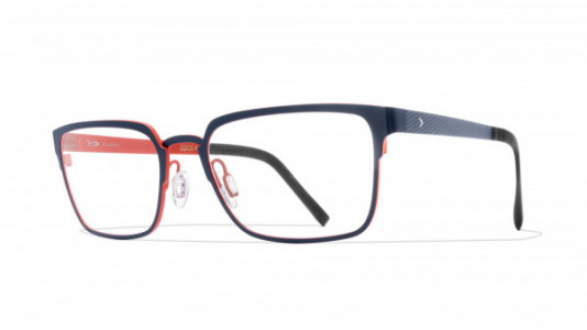 Blackfin Ellsworth Eyeglasses, Blue/Red - C1011