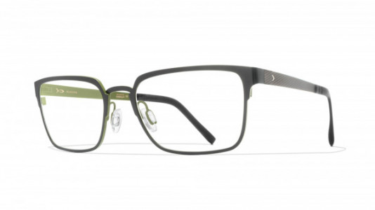 Blackfin Ellsworth Eyeglasses, Black/Green - C1024