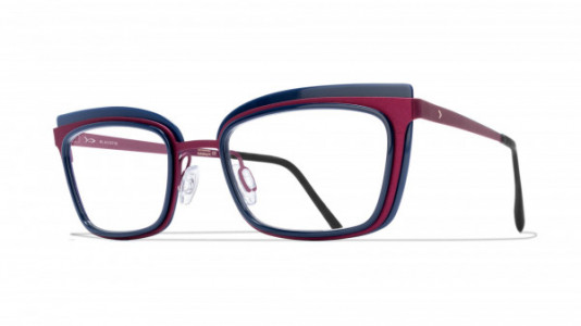 Blackfin Flamingo Beach Eyeglasses, Red/Navy Blue Acetate - C1089