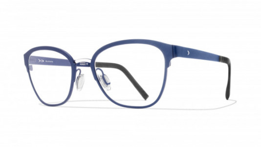Blackfin Mayfield Eyeglasses, Blue/Silver - C1061