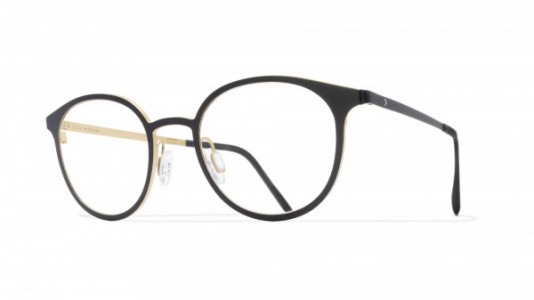Blackfin Sandvik Eyeglasses, Black/Gold - C1111