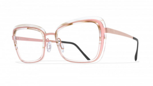 Blackfin Tortuga Eyeglasses, Pink/Brown-Pink Havana Acetate - C1142