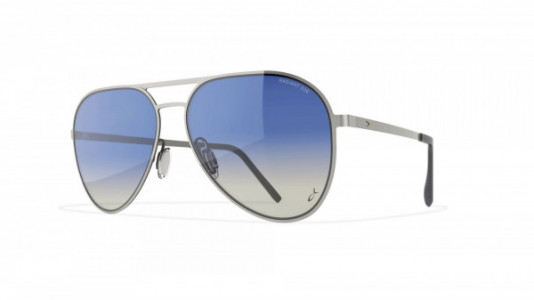 Blackfin Zegama Sunglasses, Shiny Silver - C1107