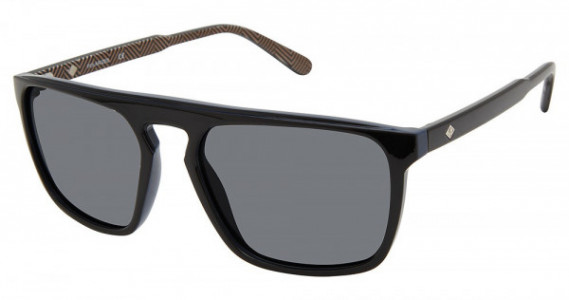 Sperry Top-Sider CONVOY Sunglasses, C01 BLACK/ BLUES (GREY GRADIENT)