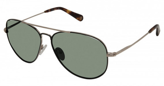 Sperry Top-Sider GOSPORT Sunglasses, C01 BLACK/GOLD (G-15)