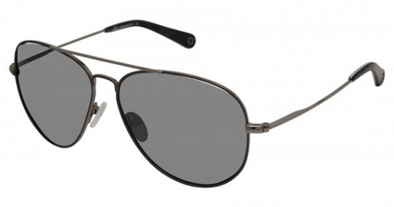 Sperry Top-Sider GOSPORT Sunglasses, C02 DK GUNMETAL (SILVER FLASH)