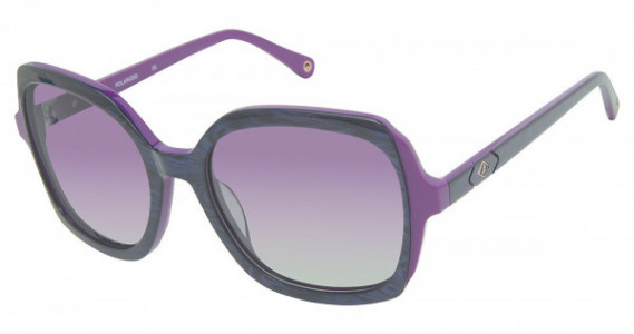 Sperry Top-Sider MAIDEN Sunglasses, C02 NAVY MARBLE (PURPLE GRADIENT)