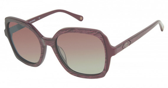 Sperry Top-Sider MAIDEN Sunglasses, C03 BURGUNDY MARBLE (DK BROWN GRADIENT)