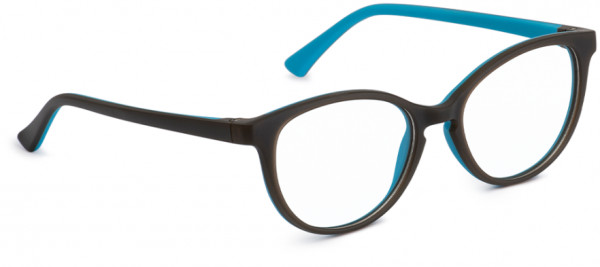 Hilco 85070 Eyeglasses, Brown/Light Turquoise (Clear Demo lenses)