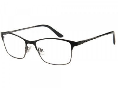 Amadeus A1036 Eyeglasses, Gunmetal With Black On Rim