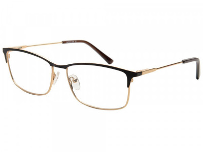 Baron 5298 Eyeglasses, Matte Dold With Matte Brown