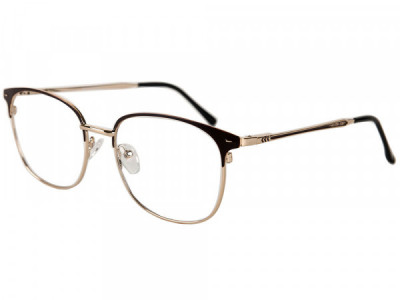 Baron 5304 Eyeglasses, Gold With Brown