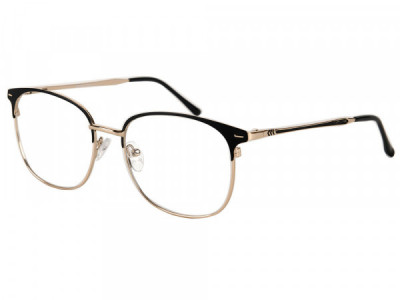 Baron 5304 Eyeglasses, Gold With Black