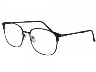 Baron 5304 Eyeglasses, Gunmetal With Blue