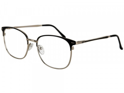 Baron 5304 Eyeglasses, Silver With Black
