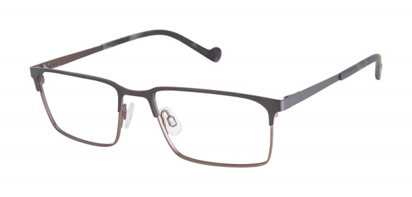 MINI 764006 Eyeglasses, BLACK/DARK GUNMETAL - 10 (BLK)