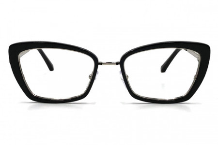 Pier Martino PM6512 - LIMITED STOCK AVAILABLE Eyeglasses, C4 Black Gun Crystal