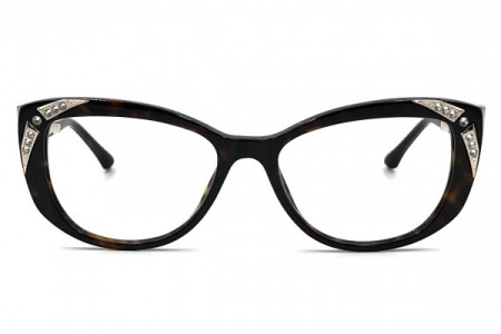 Pier Martino PM6521 - LIMITED STOCK AVAILABLE Eyeglasses, C2 Dark Demi Gold Crystal